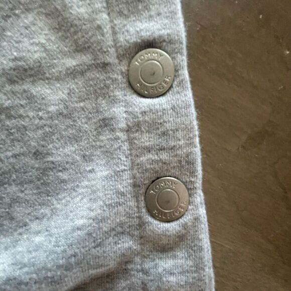 Tommy Hilfiger Girls Flag Stripe Logo Graphic Sweat Shirt Hoodie Dress Sz 8/10 M - Picture 10 of 12